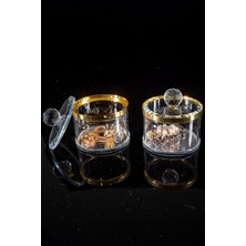 UltraNova El Yapımı Cam Takı Kutusu, Dekoratif Yüzük ve Mücevher Saklama Seti 2'li