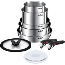 Tefal Ingenio Emotion 2x Titanyum 10 Parça Tava Seti - Paslanmaz Çelik L897SA74
