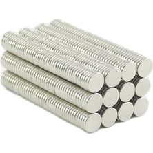 Küçük Neodim Güçlü Mıknatıslar, Çok Amaçlı Buzdolabı Mıknatısları, Küçük Yuvarlak Disk Mıknatısı, Beyaz Tahta Mıknatısları 5 mm Çap x 1 mm Kalınlık 100 Adet