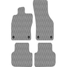 Bmw E 60 2003 - 2010  Uyumlu Gri Dikişli Gri Deri Paspas