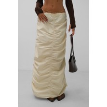 Rose's Boutiqe All About Women Büzgü Detay Maxi Etek