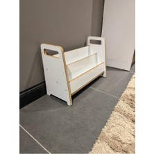 Montessori Mdf Çok Kullanışlı Kitaplık