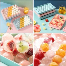 Buz Küpü Kalıbı, 33 Hazneli Buz Kalıbı, Kapaklı, Buz Küpü Tepsisi 4 Adet M-33