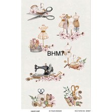 Lineart Pirinç Dekopaj Kağıdı Bhm7