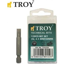 Düz 4,5X50MM Uç Seti, 12 Adet, Kullanışlı ve Dayanıklı Ürün Seçeneği