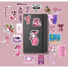 Pembe Panter Sticker Paketi /bullet Journal Defter Çıkartma Ajanda Laptop Etiket