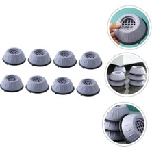 MAİN SHOP Gürültü Engelleyici Ve Kaymaz Vakumlu Titreşim Önleyici Kauçuk Ayak Çamaşır Makinesi 8 Adet M-541