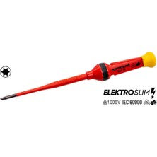 1000V Elektro Slim Torx T10 Tornavida, Dayanıklı ve Pratik Kullanım Sağlar