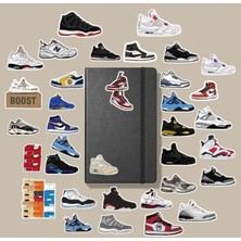 Sneakers Ayakkabı Sticker Paketi /bullet Journal Defter Çıkartma Ajanda Laptop Etiket