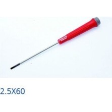 Düz Tornavida 2.5X60, Klemens Tipi, Dayanıklı ve Pratik Kullanım