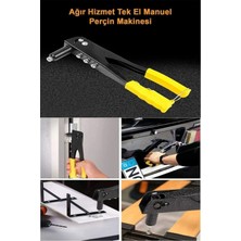 4 Uçlu Profesyonel Perçin Tabancası, Dayanıklı ve Kullanışlı Araç