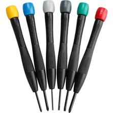 6 Parça Çok Amaçlı Tornavida Seti, Saat ve Telefon Tamiri Için Uygundur