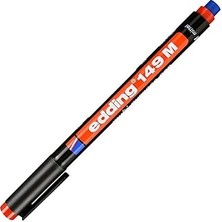 Edding 149 M Silgili Permanent Kalem - Asetat Kalemi - Kırmızı - 1 Kalem - Yuvarlak Uç 1 mm