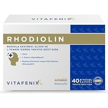 Vitafenix Rhodiolin - Rhodiola Rosea Kapsül - Rhodiola Kökü Ekstresi L Theanine Içeren Rhodiola Com
