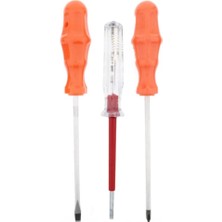 3 Parça Tornavida Seti, Düz ve Yıldız Uçlar, Kontrol Kalemi ile Tamir Seti