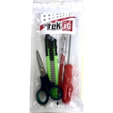 Çeşitli El Aletleri Seti, Pratik ve Kullanışlı Araçlar, 4 Parçalı Set