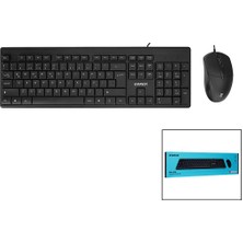 KM-515  USB Kablolu  Klavye - Mouse  Set   Q Klavye