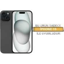 Apple Iphone 15 Uyumlu Magnezyum Serisi Standlı Kapak Magsafe Sert Kılıf +Lens Koruma .