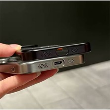 Apple Iphone 15 Uyumlu Magnezyum Serisi Standlı Kapak Magsafe Sert Kılıf +Lens Koruma .