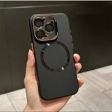 Apple Iphone 14 Pro Max Uyumlu Standlı Kapak Magsafe Sert Kılıf Lens Koruma .