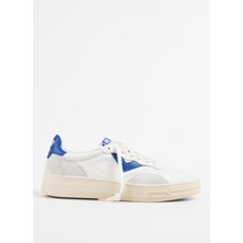 4B12 Beyaz - Mavi Erkek Sneaker Hyper