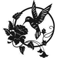 Sinek Kuşu Oto Motor Laptop Duvar Folyo Sticker 15X16 cm