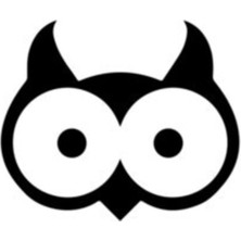 Special| Baykuş Kafası Araç Oto Sticker-Çıkartması */*.-*30 x 24 cm