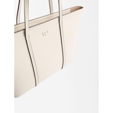 Dokulu Günlük Shopper Çanta