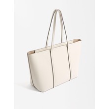 Dokulu Günlük Shopper Çanta