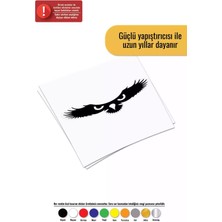 Kartalın Gözleri Sticker Oto Motor Laptop Duvar Folyo Sticker 40 x 16 cm