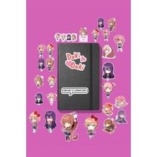 Doki Doki Literature Club! Paketi/bullet Journal Defter Çıkartma Ajanda Laptop Etiket