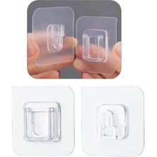 Usin 2 Adet Çift Taraflı Kendinden Yapışkanlı Askı Montaj Asma Aparatı Banyo Mutfak Askı Aparatı