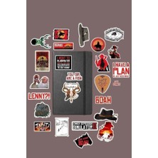 Red Dead Redemption Sticker Paketi /bullet Journal Defter Çıkartma Ajanda Laptop Etiket