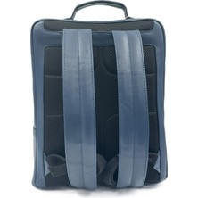 BYZ - 1212 LACİVERT ( HAKİKİ DERİ ) 39X30X9cm SIRT ÇANTASI