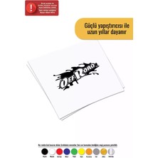 Off Road Su Sıçraması - Araç, Oto, Laptop, Duvar Uyumlu Sticker 10*6 cm