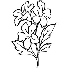 Çiçek Buketi Sticker Oto Motor Laptop Duvar Folyo Sticker 40X56 cm