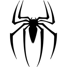 Örümcek Spider Oto Motor Laptop Duvar Folyo Sticker 30X42 cm Lcst [lcst]