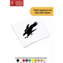 Avlanan Kartal Sticker Oto Motor Laptop Duvar Folyo Sticker 60X54 cm
