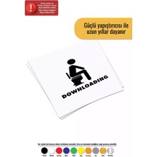 Downloading Klozet Sticker Oto Motor Laptop Duvar Folyo Sticker 25 x 25 cm