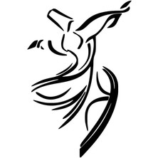 Mevlana Sticker Oto Motor Laptop Duvar Folyo Sticker 25X32 cm