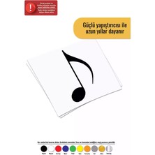 Nota - Araç, Oto, Laptop, Duvar Uyumlu Sticker 15*25 cm