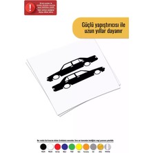 Tofaş Şahin Basık - Araç, Oto, Laptop, Duvar Uyumlu Sticker 50*15 cm