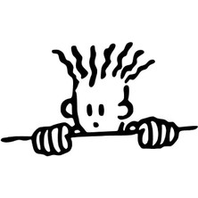 Fido Sticker Oto Motor Laptop Duvar Folyo Sticker 10X6 cm