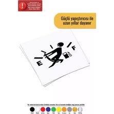 Yakıt Deposu Kapağı Sticker Oto Motor Laptop Duvar Folyo Sticker 60 x 42 cm