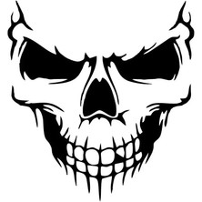 Kuru Kafa Sticker Oto Motor Laptop Duvar Folyo Sticker 10X11 cm