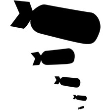 Bombalar Sticker Oto Motor Laptop Duvar Folyo Sticker 40X48 cm Lcst [lcst]