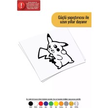 Pikachu - Araç, Oto, Laptop, Duvar Uyumlu Sticker 15*18 cm