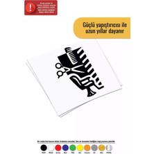 Berber Koltuğu Sticker Oto Motor Laptop Duvar Folyo Sticker 50 x 80 cm