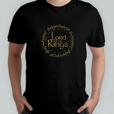 Yüzüklerin Efendisi / Lord Of The Rings %100 Pamuklu Bisiklet Yaka T-Shirt Model - 1
