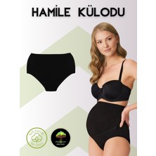 Dominant %95 Pamuk %5 Elastan Hamile Külodu Siyah